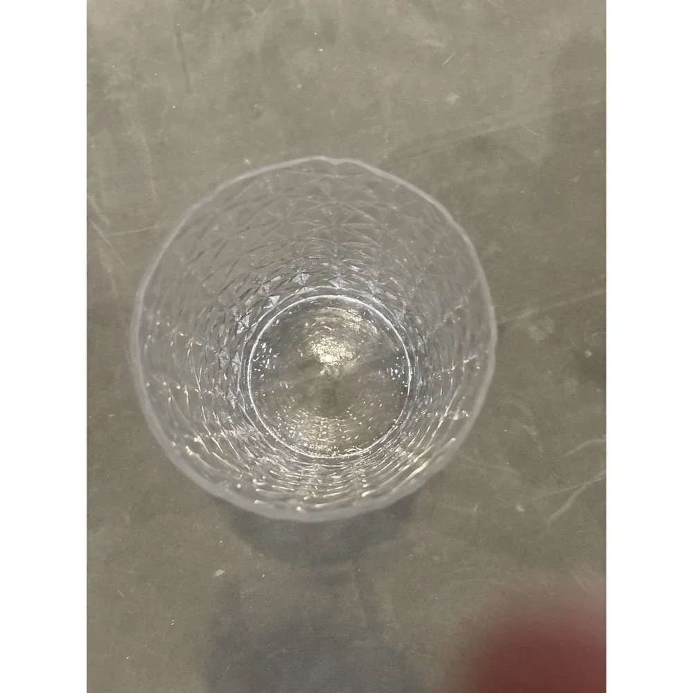 Stunningly unique Prism Clear Glass Vase 4.5